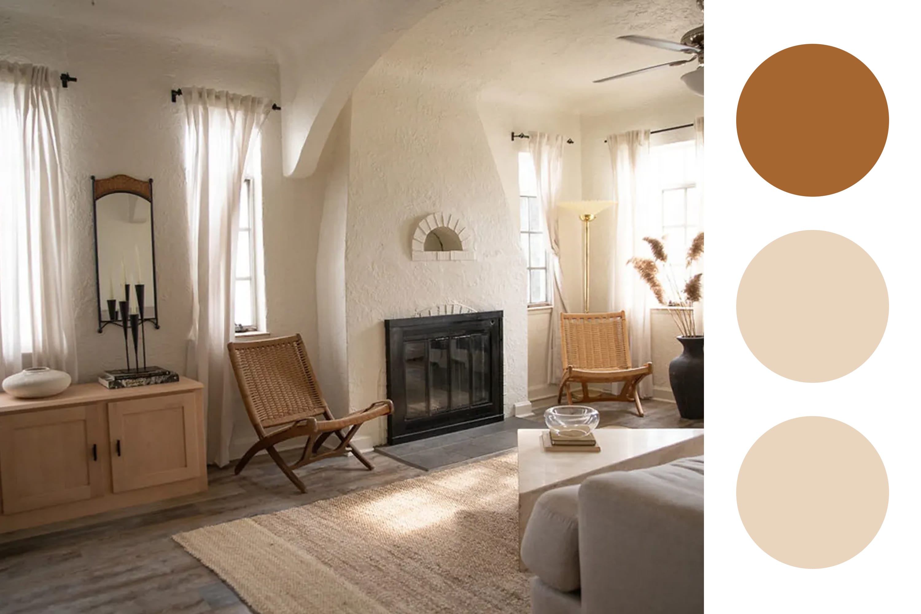 Wood color shop palette